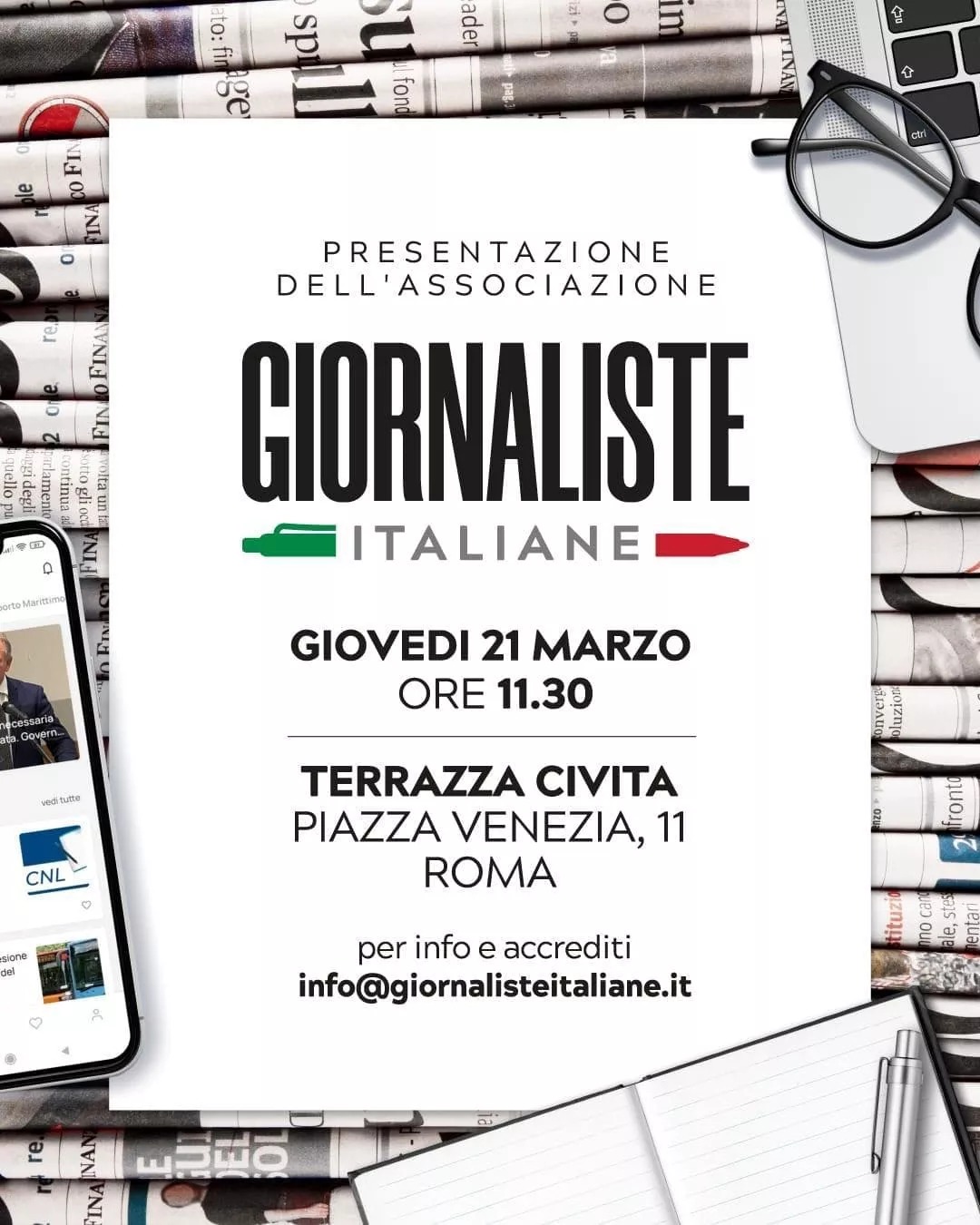 Presentazione dell'associazione Giornaliste Italiane